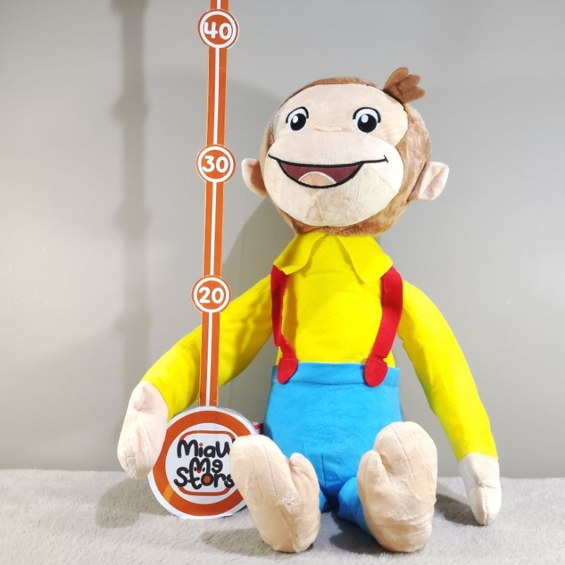 Boneka Curious George Baju Rapi Original SEGA Curious George Plush