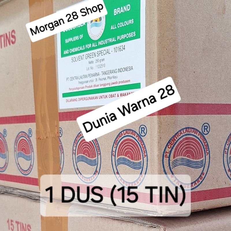 

1 Dus Pewarna Sollvent Green Special 101634 isi 15 Tin