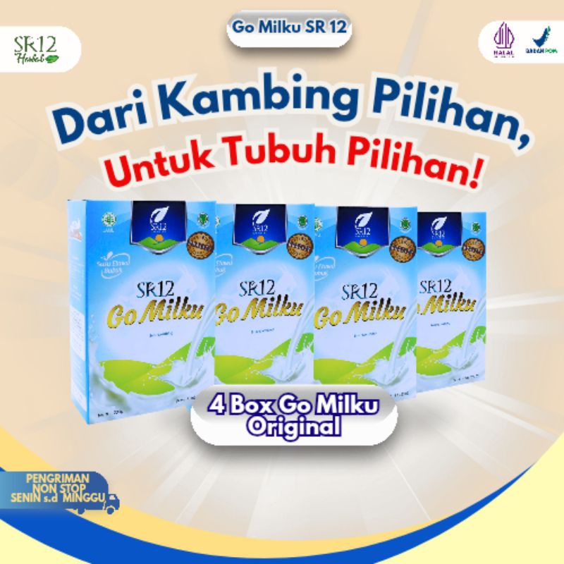

PAKET BUBDLING 4 GO MILKU SR 12| PAKET HEMAT GO MILKU SR 12 200gr & 600gr