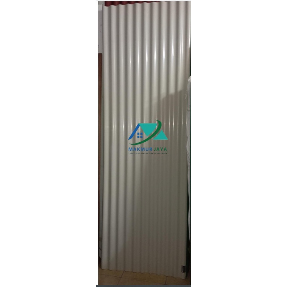 Atap gelombang warna putih Evo Pro tebal 2 mm / Atap plastik gelombang