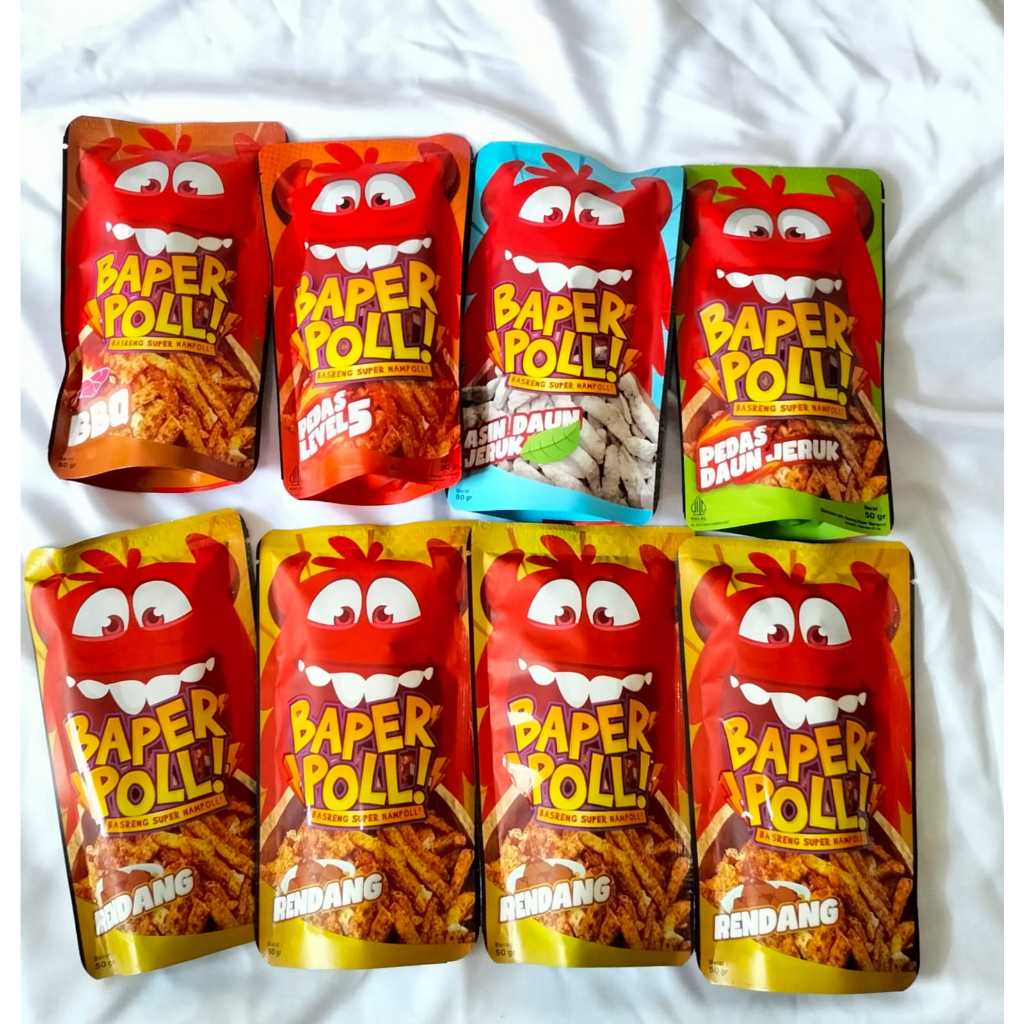 

Cemilan BAPERPOLL (Basreng Super Nampol) - 50 gr