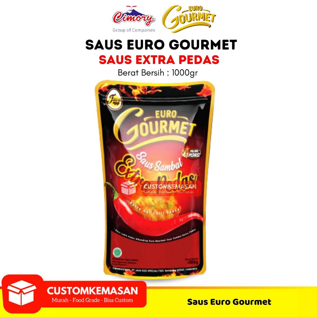 

Euro Gourmet Saus Extra pedas 1000 Gr