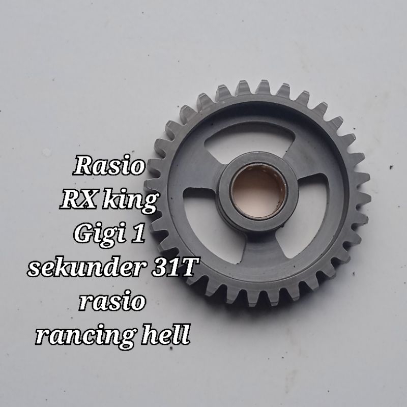 rasio rancing RX king gigi 1 sekunder 31T rasio RX king gigi 1 sekunder 31T  rasio RX king rancing h