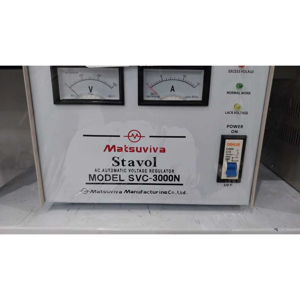 Stavolt / Regulator / Stabilizer Matsuviva SVC-3000N (3000 Watt)