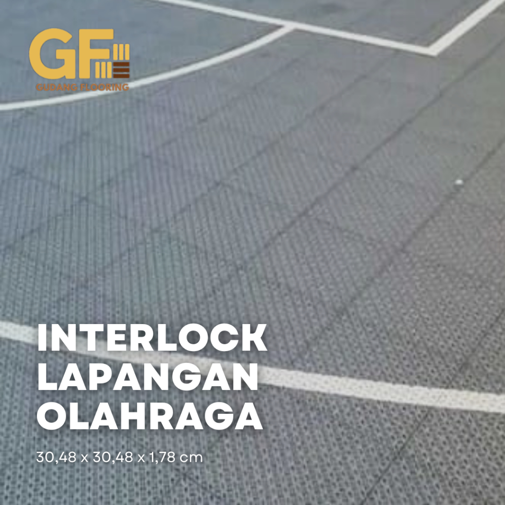 Lantai interlock Lapangan Basket/Futsal/Badminton/Volley