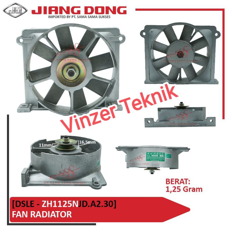 KIPAS RADIATOR JIANGDONG ZH1125 / ZH1130 JIANGDONG