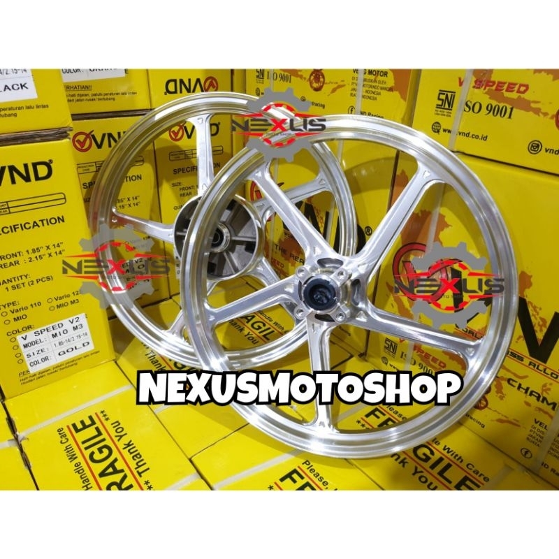 Velg Vnd Ak 55 Honda  Kharisma/ Supra 110/ Supra X 125/ bebek  140x17 & 160x17 Velg Racing Vnd Ak55 