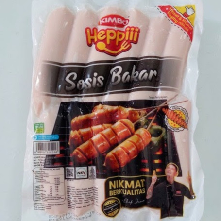 

KIMBO HEPIII Sosis Bakar Original 500gr | Isi 12 pcs – Sosis Frozen Siap Masak