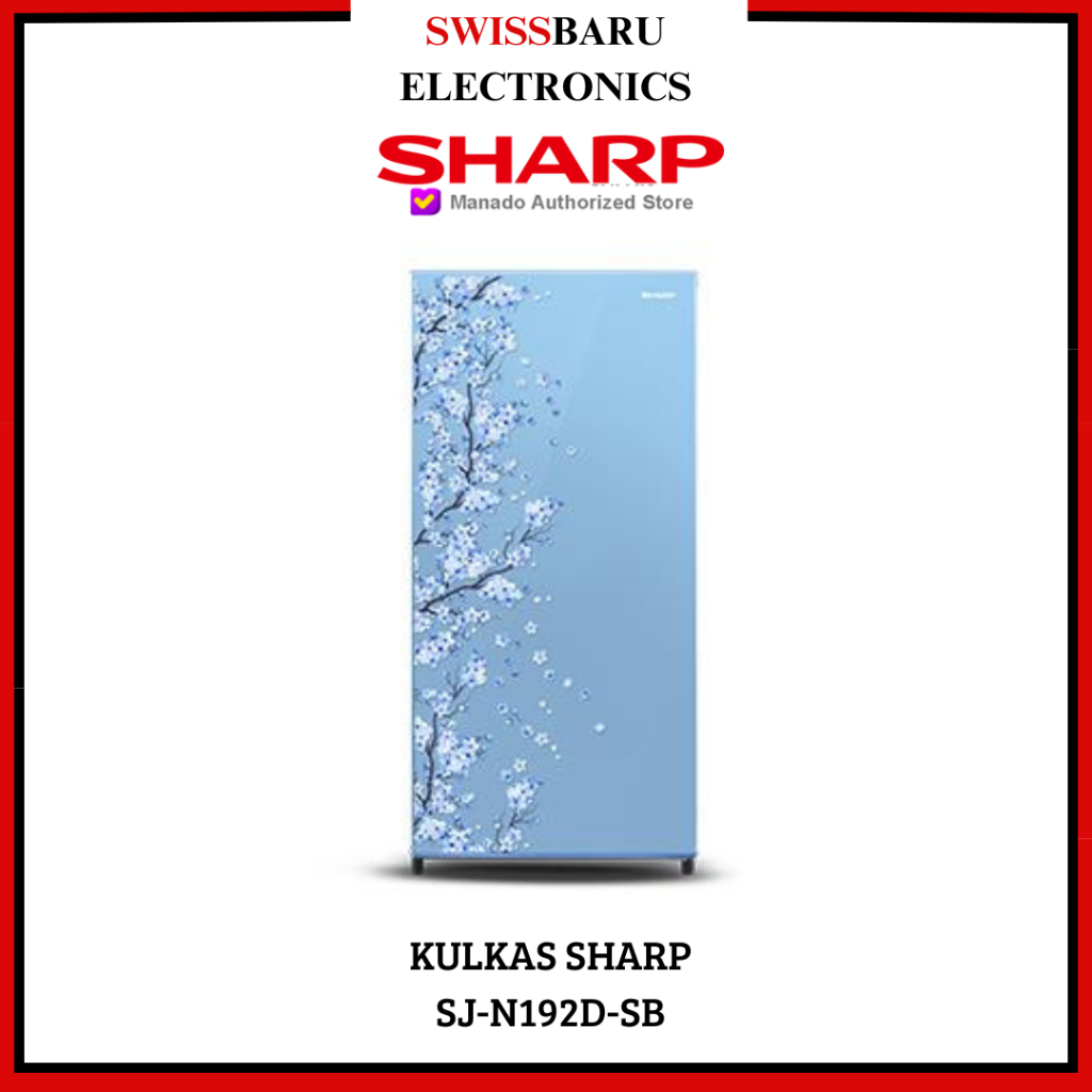 MANADO -  KULKAS SHARP SJ-N192D-SB