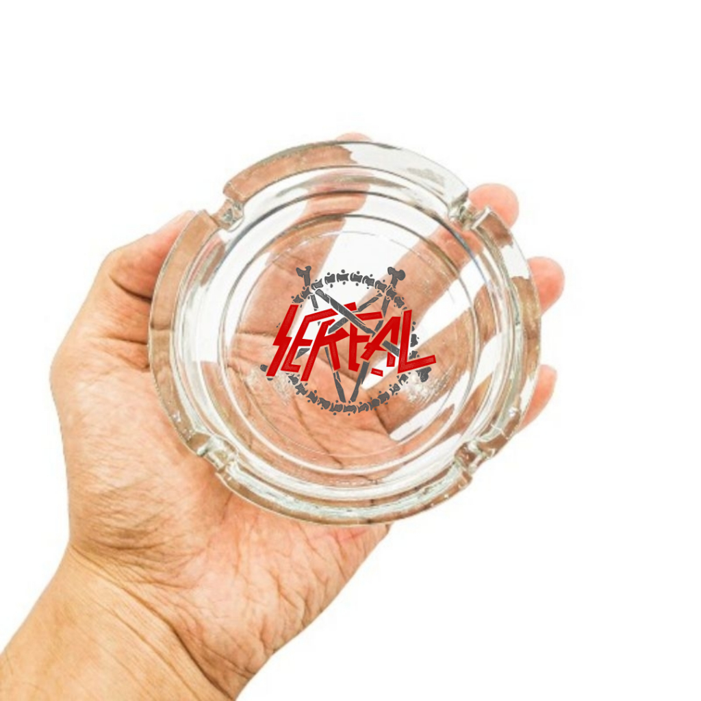 Asbak Kaca Aesthetic Asbak SEREAL Asbak Bulat