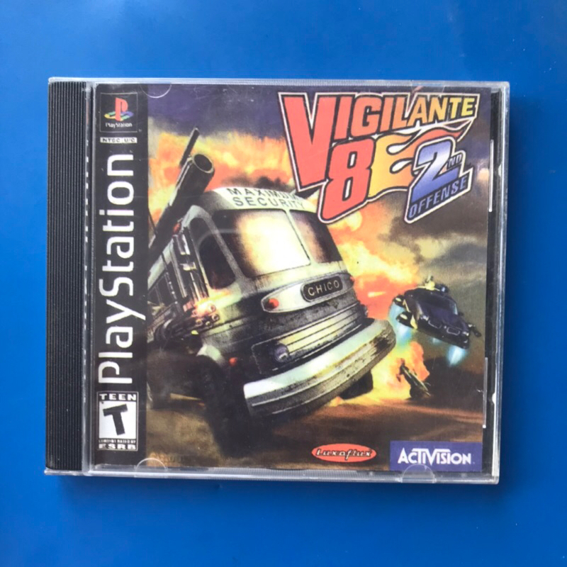 Vigilante 8 2nd Offense PS1 kaset kopab cd game ps 1 one
