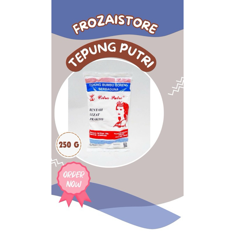 

Tepung Bumbu Goreng Serbaguna Putri 250g