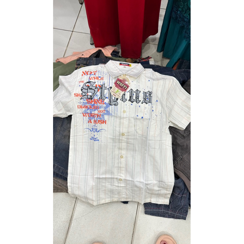 kemeja anak tanggung