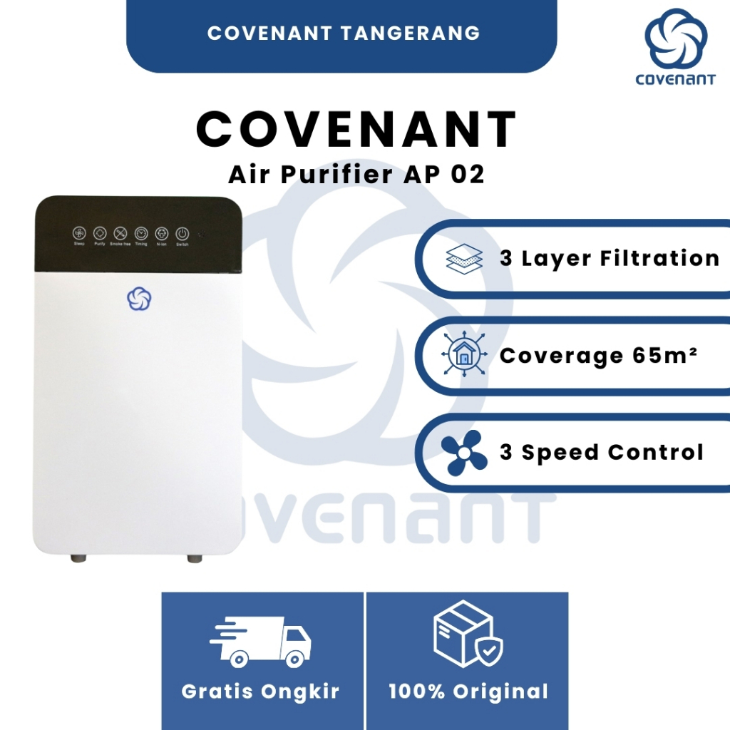 Covenant Air Purifier AP-02 Pembersih Udara Dengan Hepa Filter Tangerang