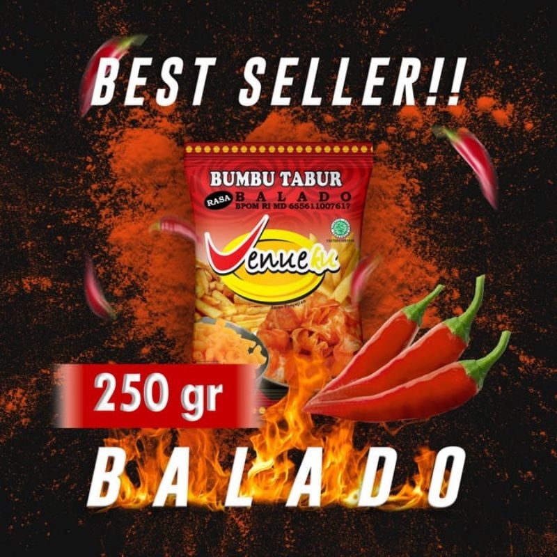 

Bumbu Tabur Balado 250gr