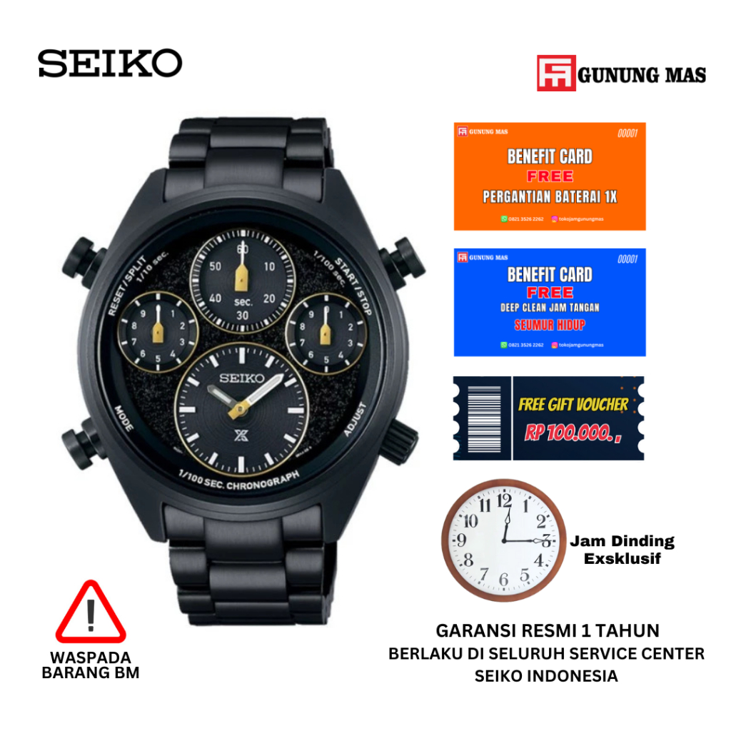 Jam Tangan Pria Seiko Prospex Speedtimer SFJ007 Original 100%