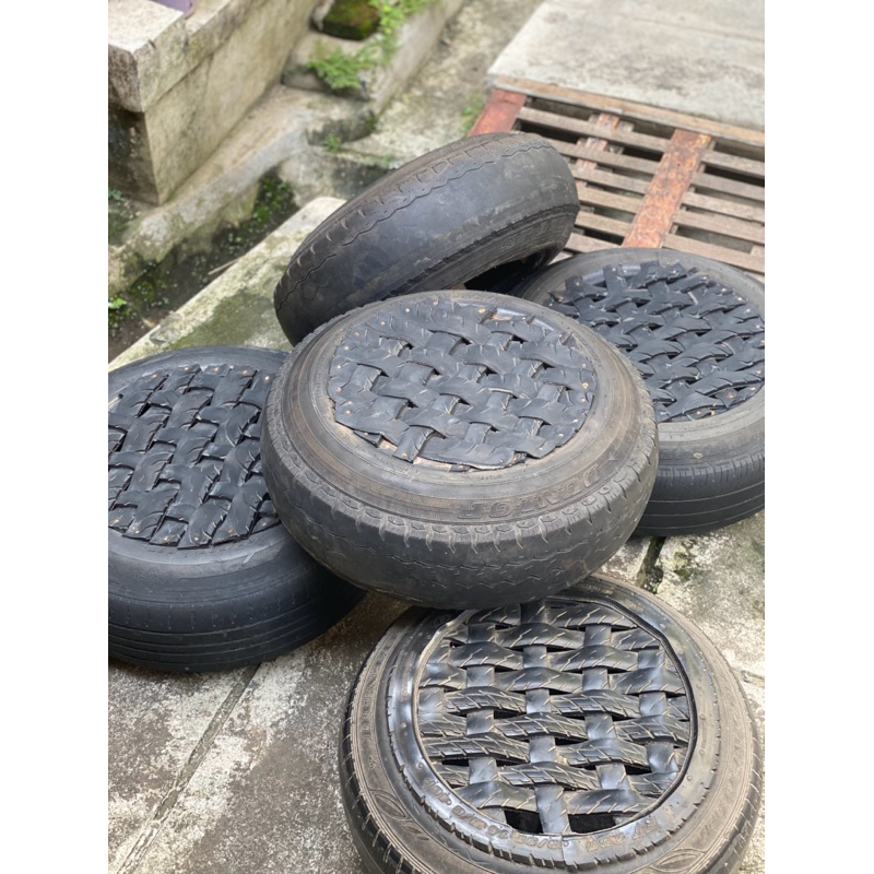 Kursi Ban Dingklik Ban awet nyaman kursi anyaman ban bekas