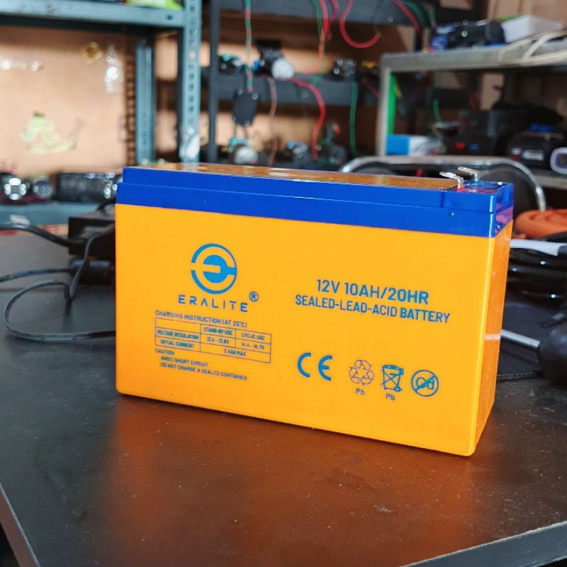 Baterai Sprayer Elektrik 12 volt 10 ah - Baterai 12v 10ah - AKI YUASA 12V 7AH
