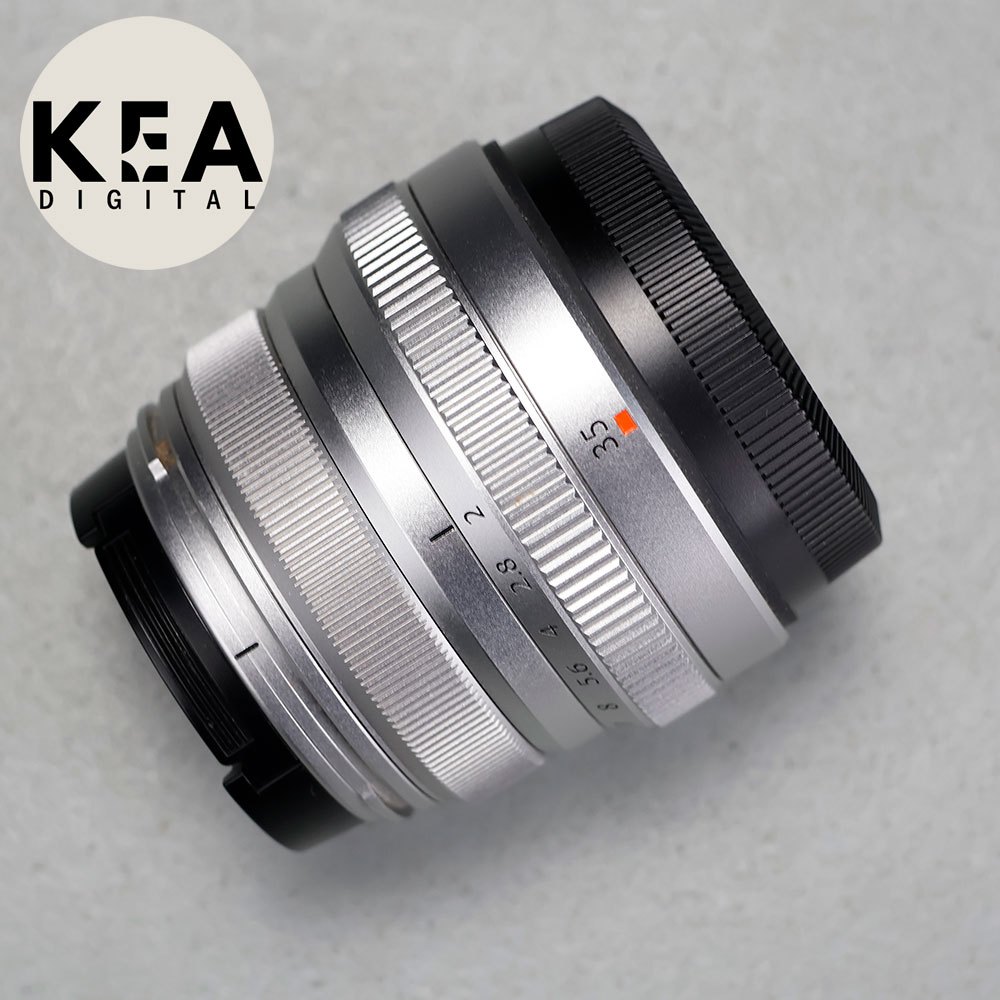 Fujifilm XF 35mm F2.0 R WR Silver Bekas Mulus Like New Lensa Only
