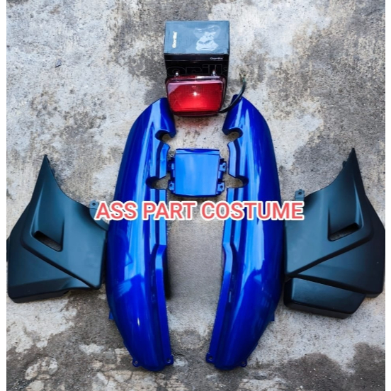 Body tepong belakang honda tiger 2000 lawas tilas -Biru