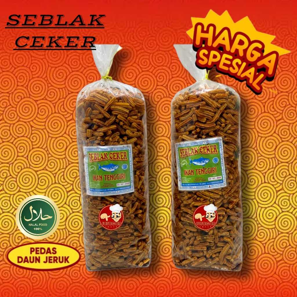 

BISA COD!! 2 KG SEBLAK CEKER BUMBU GURIH PEDAS DAUN JERUK BUMBU SPECIAL CEMILAN FOOD SNACK