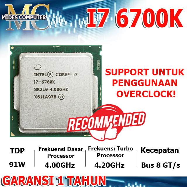 Processor Intel Core i7 6700K LGA 1151