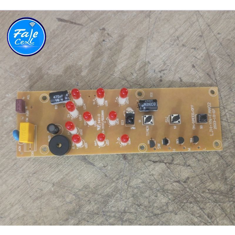 MODUL PCB CONTROL UNTUK KIPAS ANGIN COSMOS TYPE 16 WFCR DAN 16 S088 ASLI ORIGINAL COSMOS