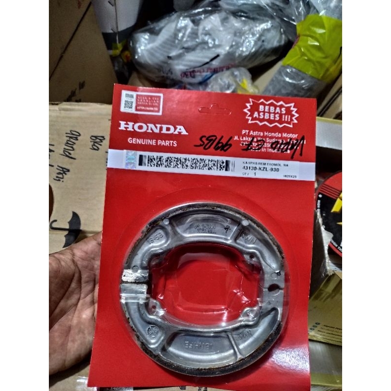 KAMPAS REM BELAKANG BEAT, VARIO 125, GENIO ORIGINAL