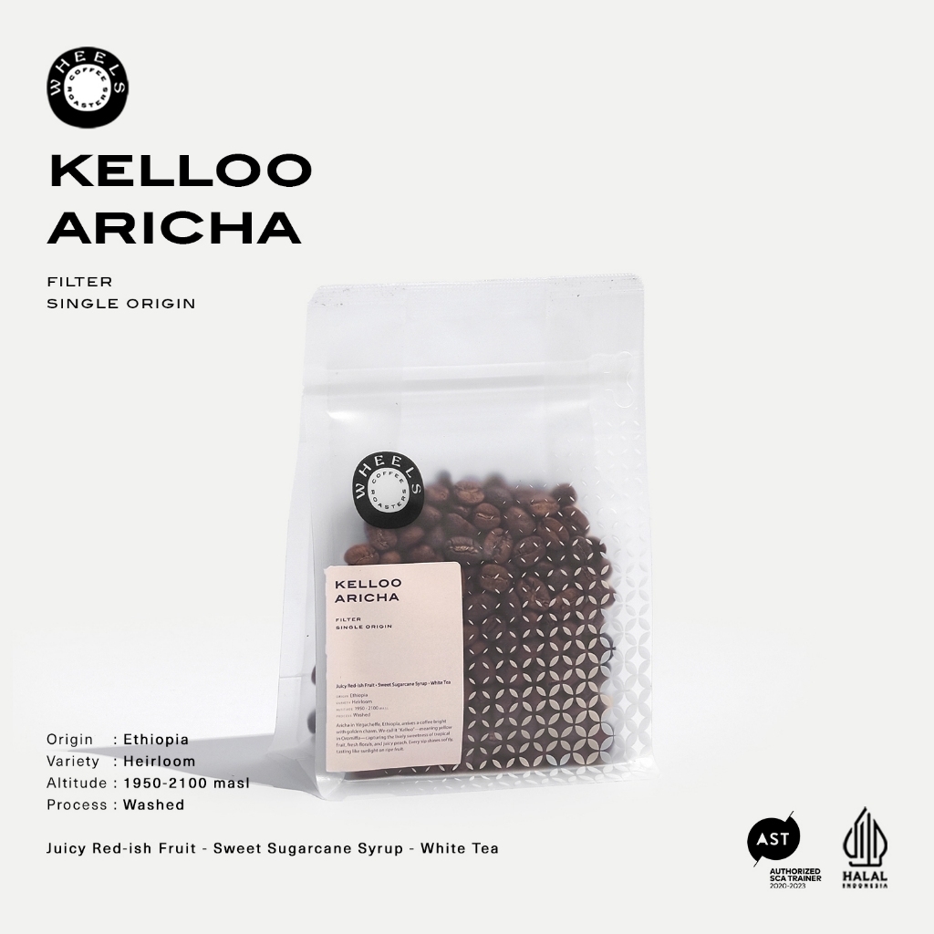 

Kelloo Aricha Single Origin Filter Specialty Wheels Coffee Roasters