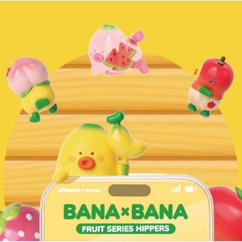 [READYSTOCK] SELECTED ADA SECRET BANA X BANA HIPPERS BANANA BANANA TEMPELAN HANDPHONE BUKAN SONY