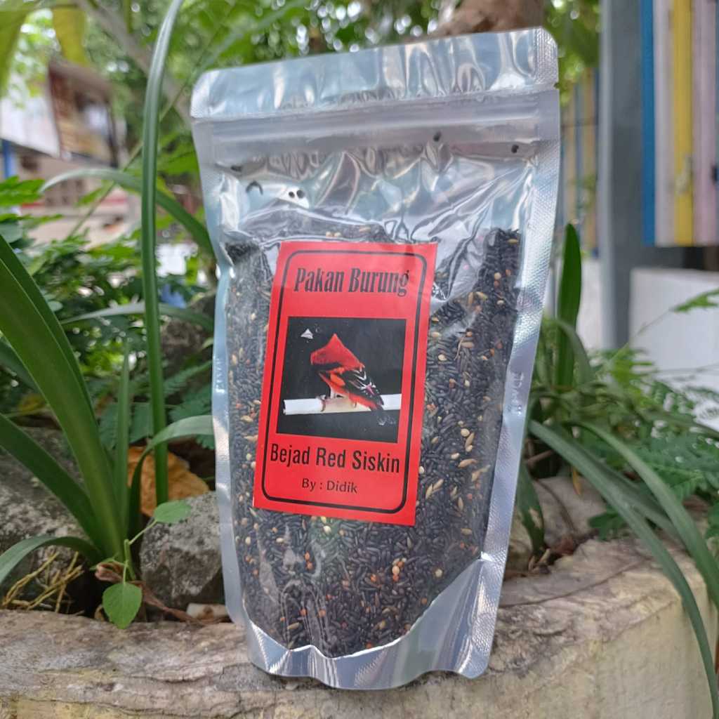 Pakan Red Siskin Bejad Red Siskin 250gr Pakan Mengandung Rempah Alami Bikin Burung Sehat Gacor