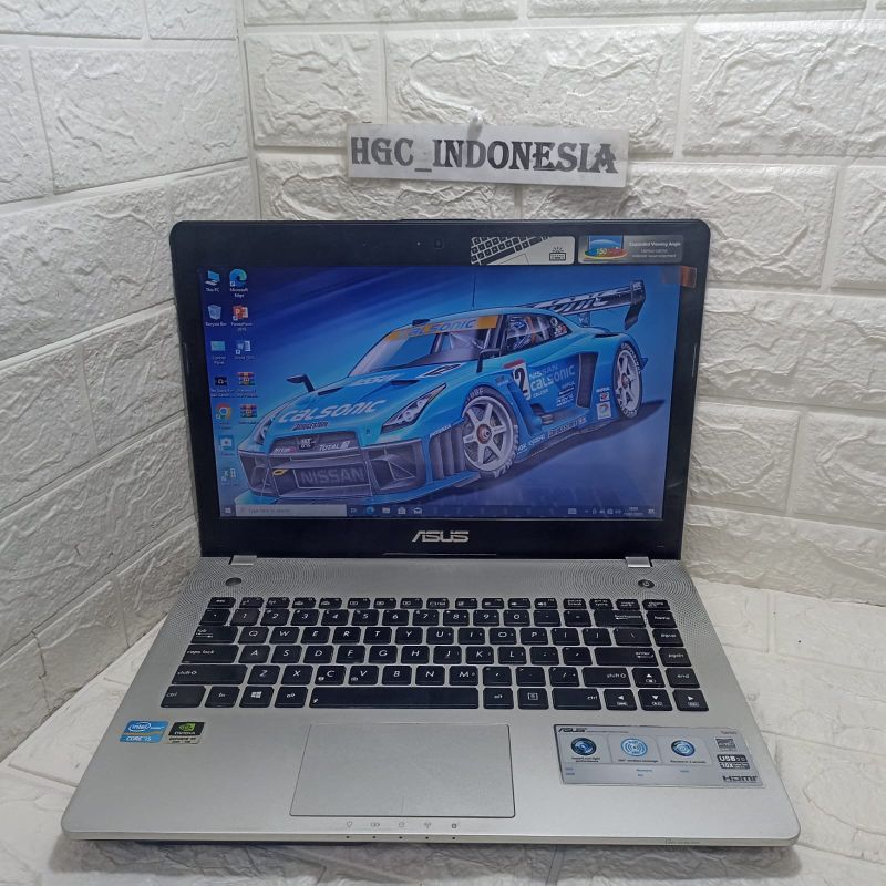 Laptop Gaming Asus N46VM Core i5 VGA Nvidia Ram 8 GB SSD 128GB Laptop Gaming Murah