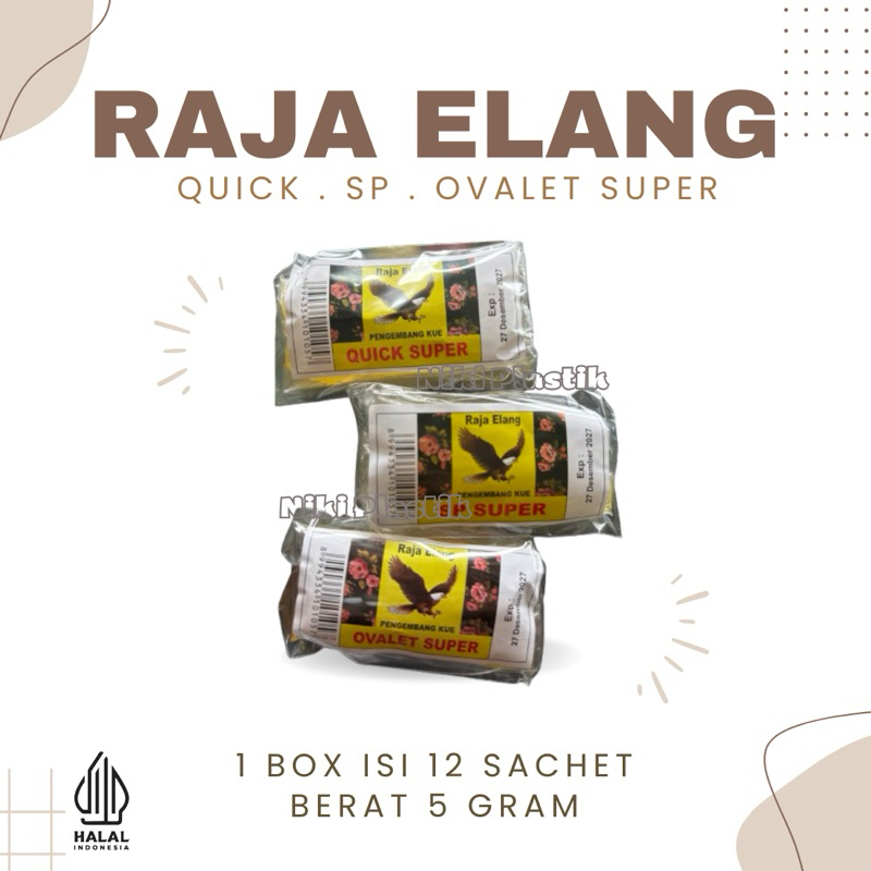 

QUICK / SP / OVALET Super Cap Raja Elang | Kemasan Sachet Berat 15gr