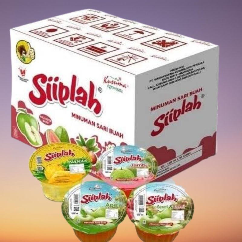 

( isi 32 pcs ) - SIPLAH SARI BUAH BERBAGAI VARIAN