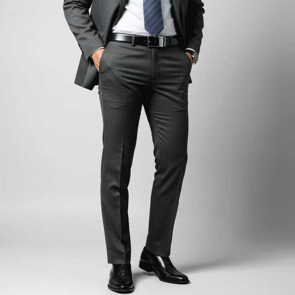 hot deals celana kerja pria slim fit - bahan stretch premium nyaman seharian tidak bikin gerah