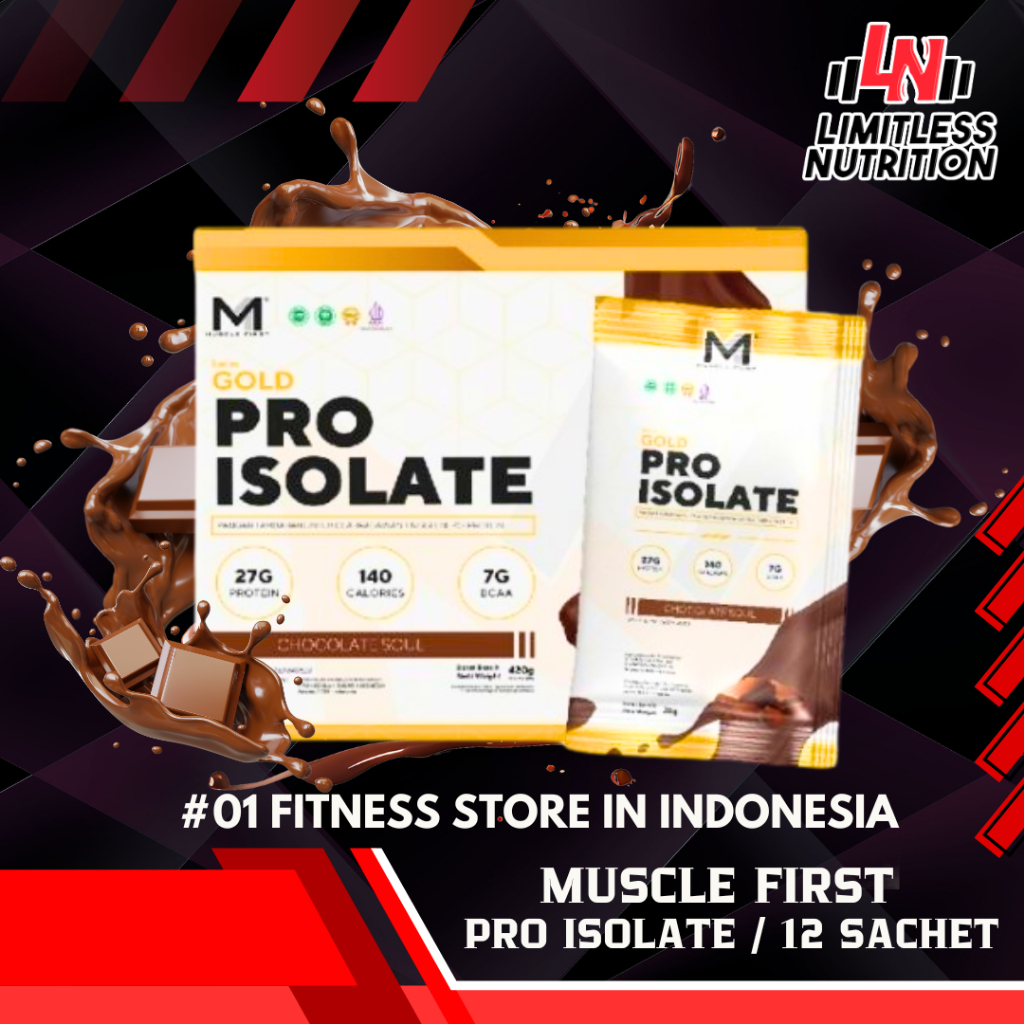 

M1 MUSCLE FIRST Pro Isolate 12 Sachet - Whey Protein Isolate 12 Serving Chocolate