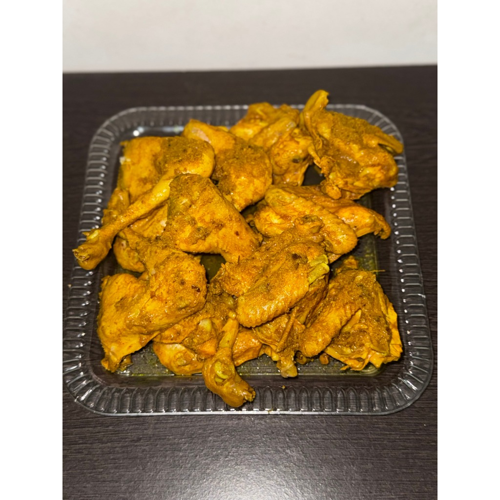 

Ayam pejantan ungkep bumbu kuning