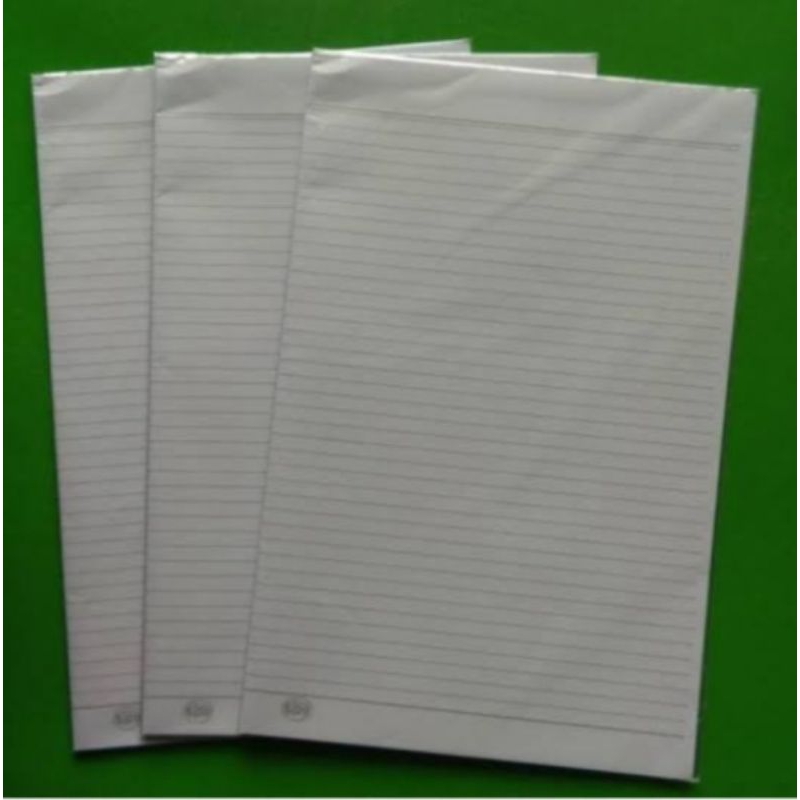 

(5 lembar)Kertas garis/dobel folio bergaris/kertas garis/kertas dobel folio bergaris/Folio garis