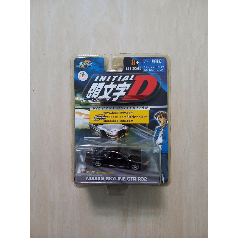 Jada Toys 1/64 Nissan Skyline R32 Initial D