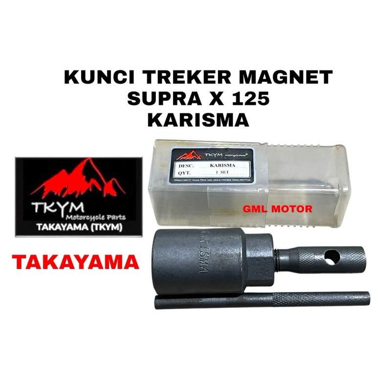 KUNCI TREKER TREKEL MAGNET MAGNIT KARISMA SUPRA X 125 BAHAN BAJA MEREK TAKAYAMA HIGH KUALITAS SUPER