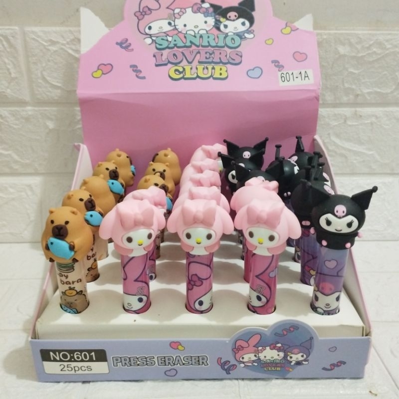 

penghapus cetek sanrio dan capybara