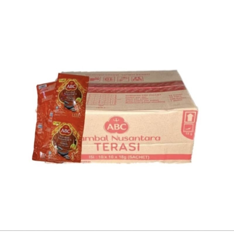 

Sambal Terasi ABC Nusantara Per Dus (Isi 10 Renceng)