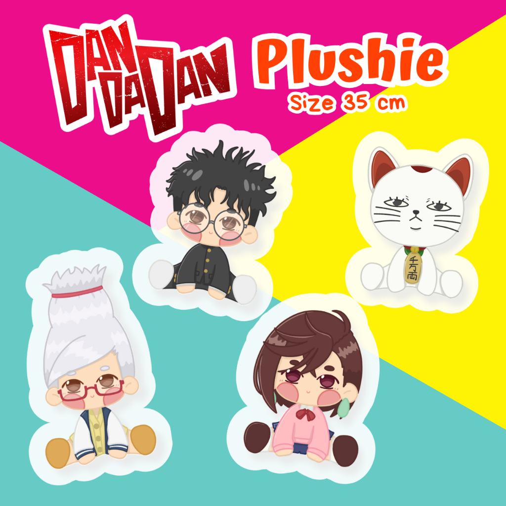 DANDADAN PLUSHIE / STUFFED DOLL / BONEKA STUFFED PLUSH / BONEKA ANIME / ANIME STUFFED DOLL