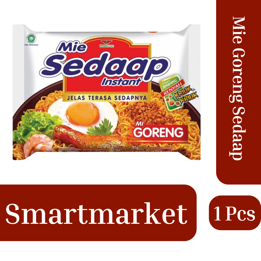 

Mie Sedaap I Varian Mie Goreng I kemasan 1 Pcs I 100%Original