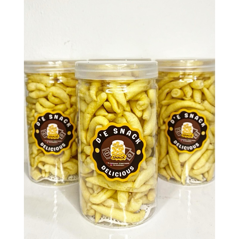 

Snack Premium Gabus keju toples 1000ml