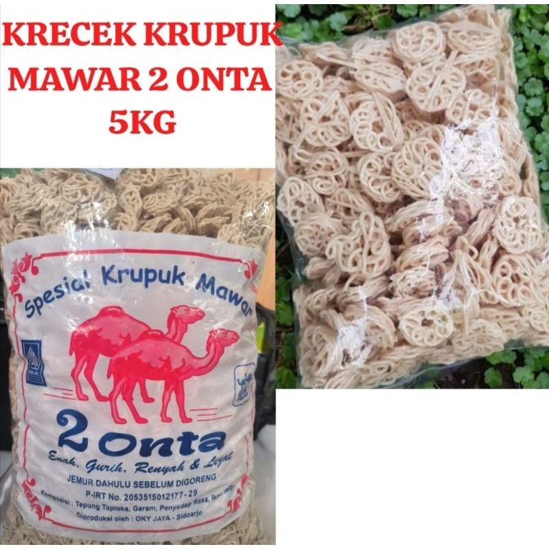 

krecek krupuk mawar 500gram
