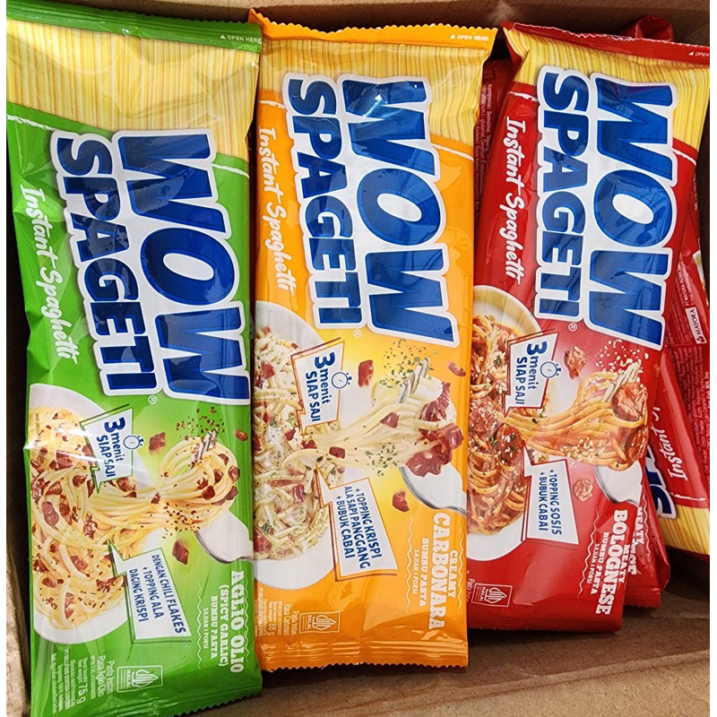 

spageti wow ( 3 rasa ) mix