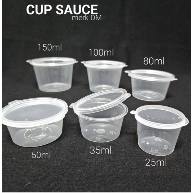 Wadah Sambel Kecap Cup Plastik Tempat Sambel Saos Cup sauce