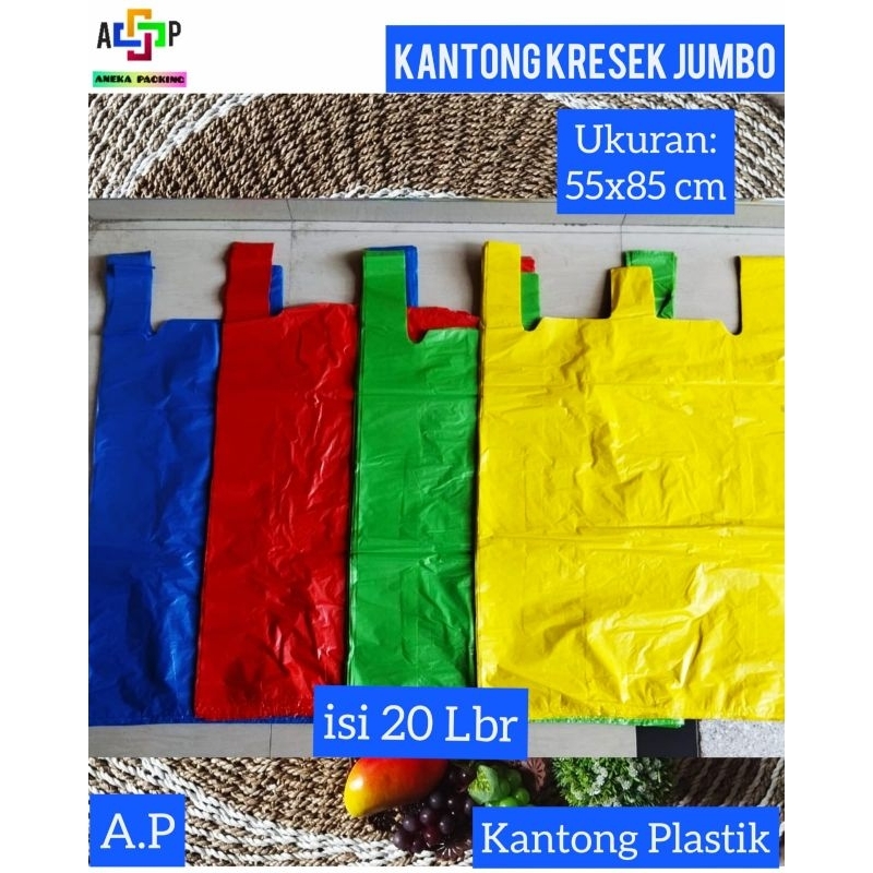 Kantong Plastik Kresek jumbo 55x85 cm/Plastik Kresek Besar/Kresek jumbo