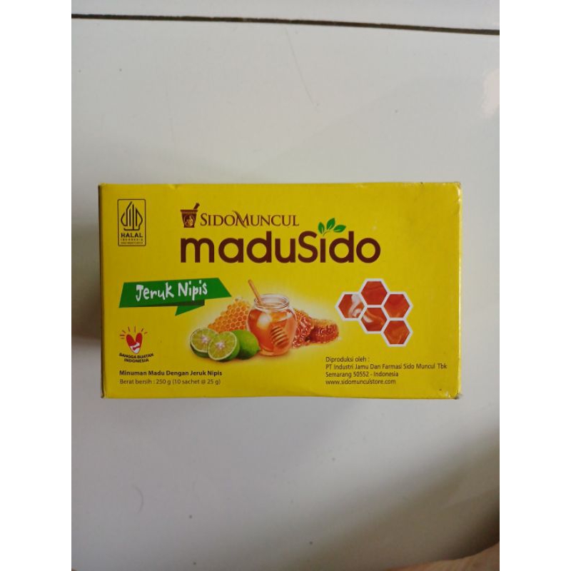 

MaduSido Jeruk Nipis 1 Box isi 10 Sachet